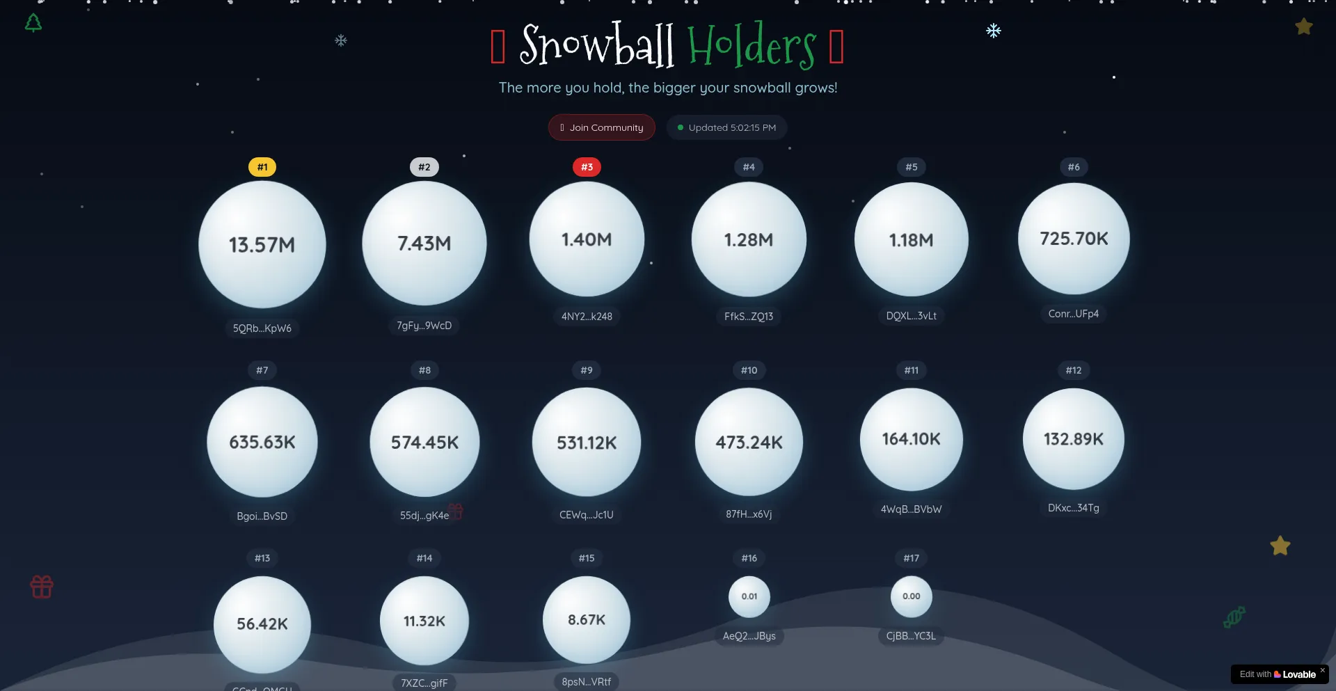 Holdsnowball.lovable.app