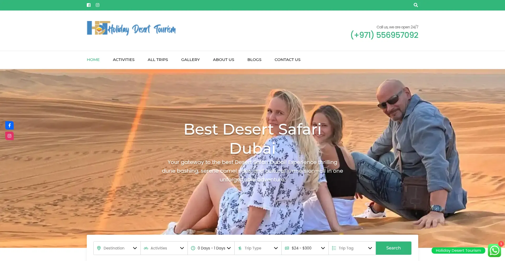 Holidaydeserttourism.com