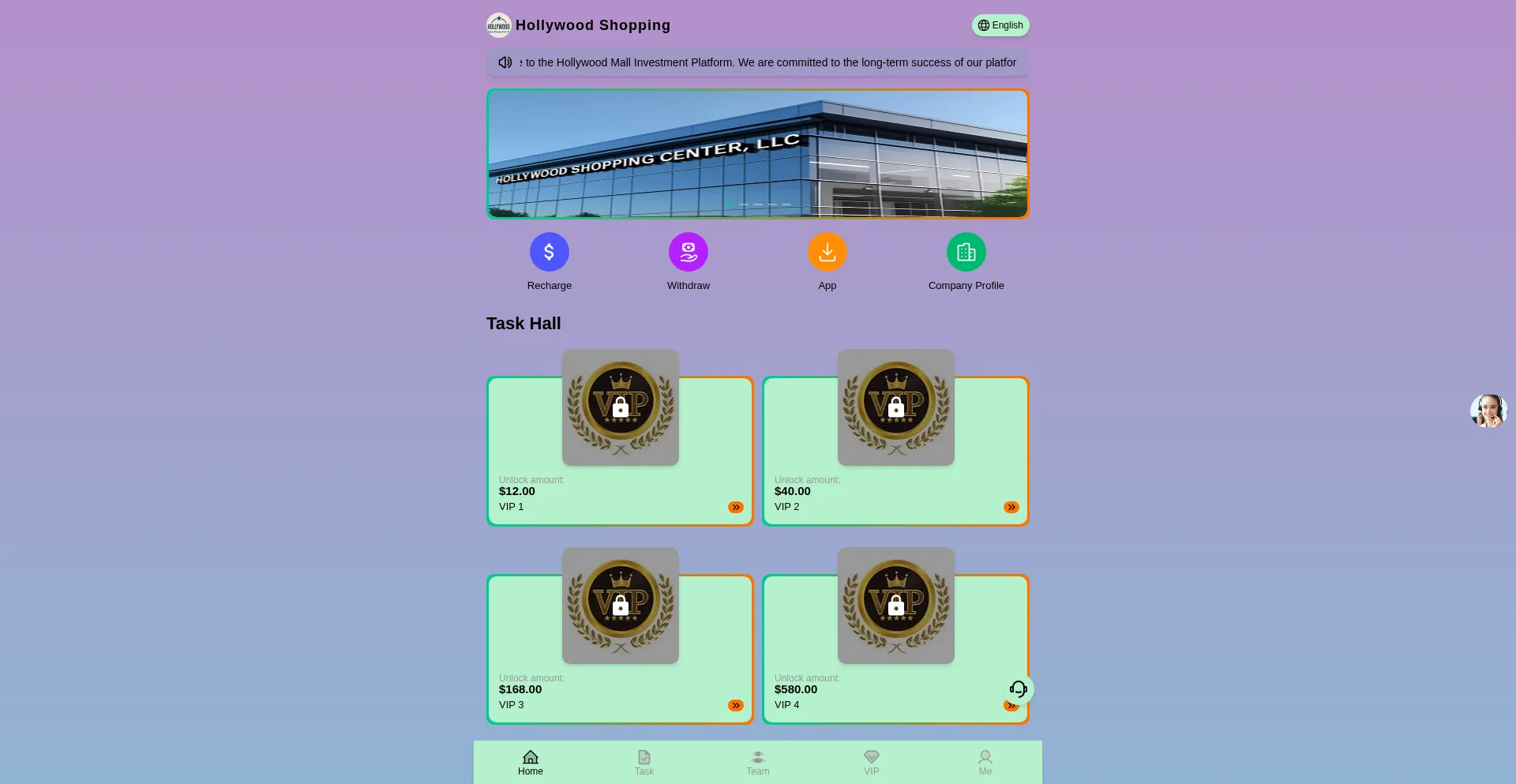 Hollywood-shopping.com Screenshot