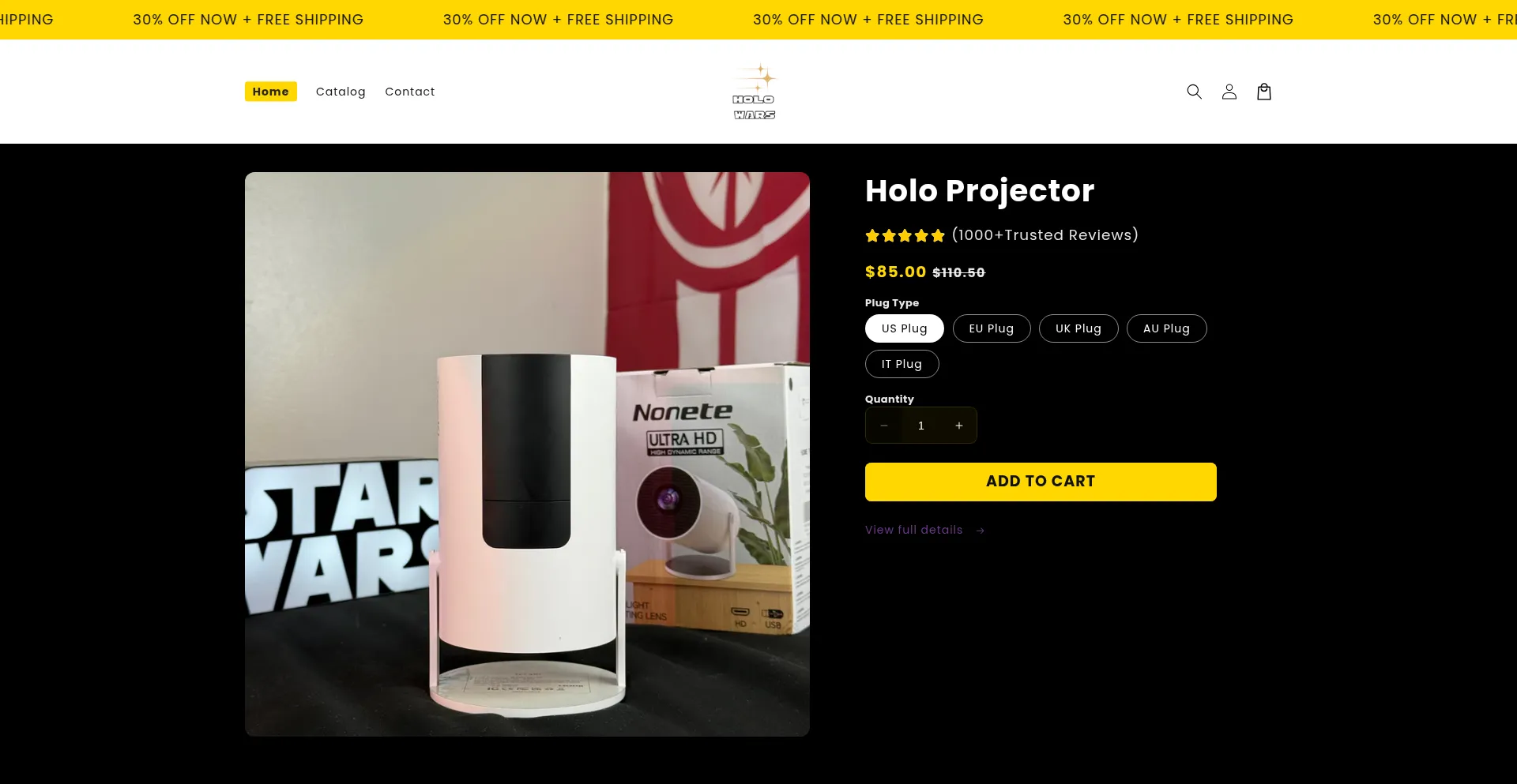 Holowars.store Screenshot