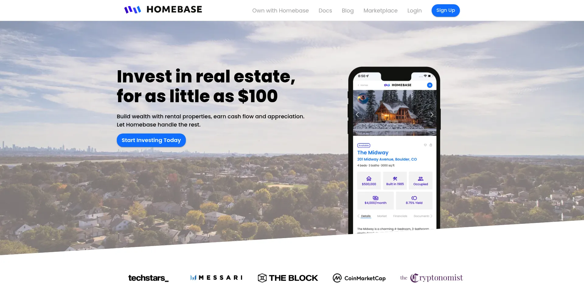 Homebasedao.io Screenshot