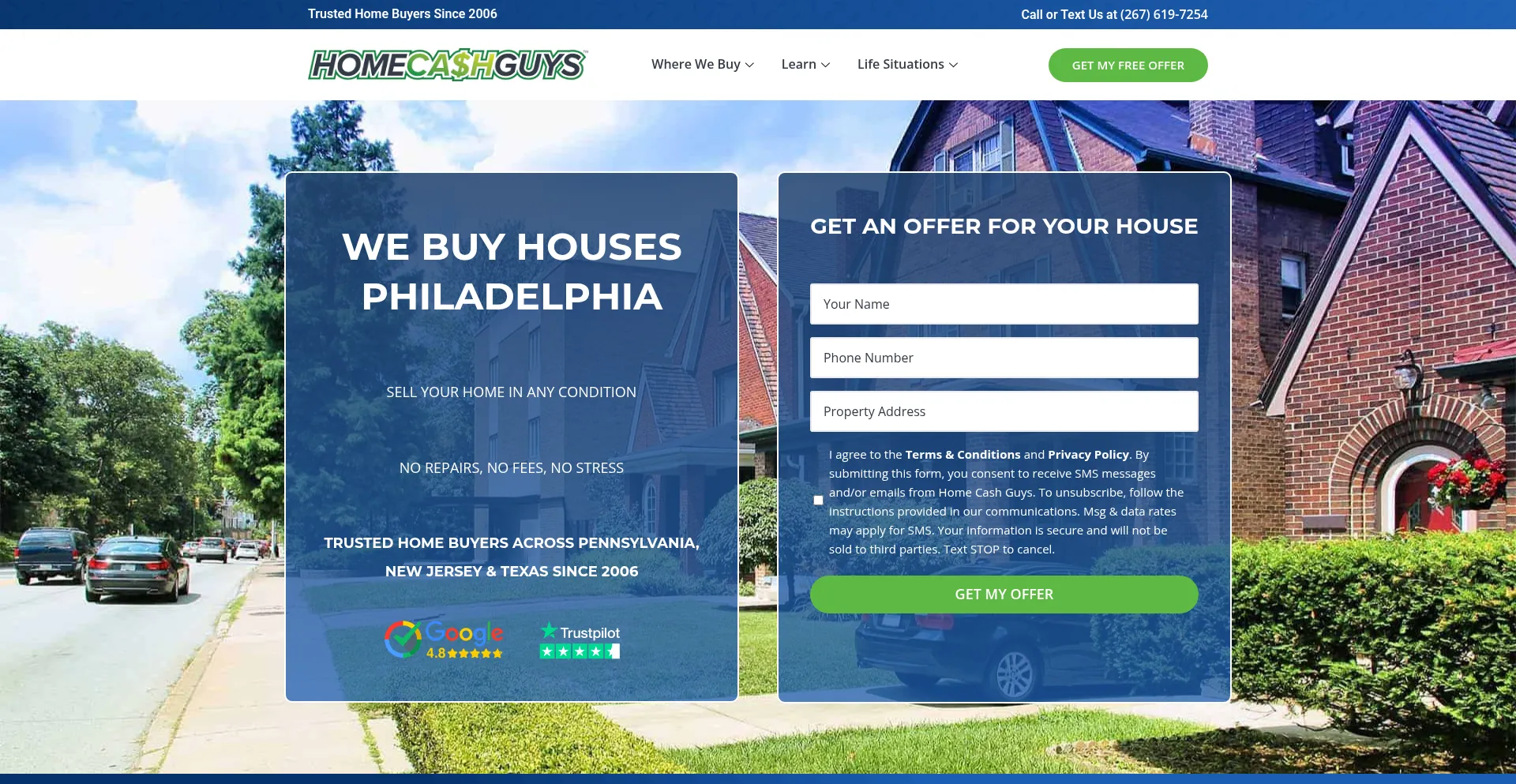 Homecashguys.com Screenshot