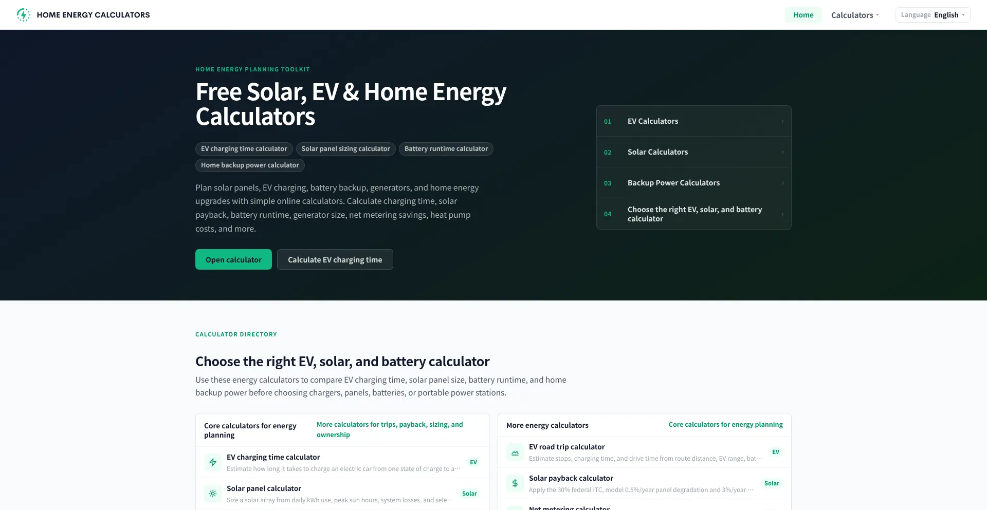Homeenergycalculators.com