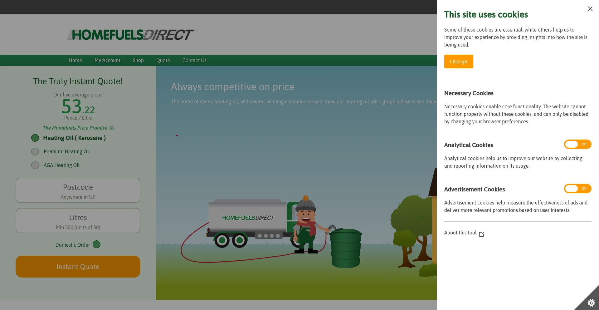 Homefuelsdirect.co.uk Screenshot