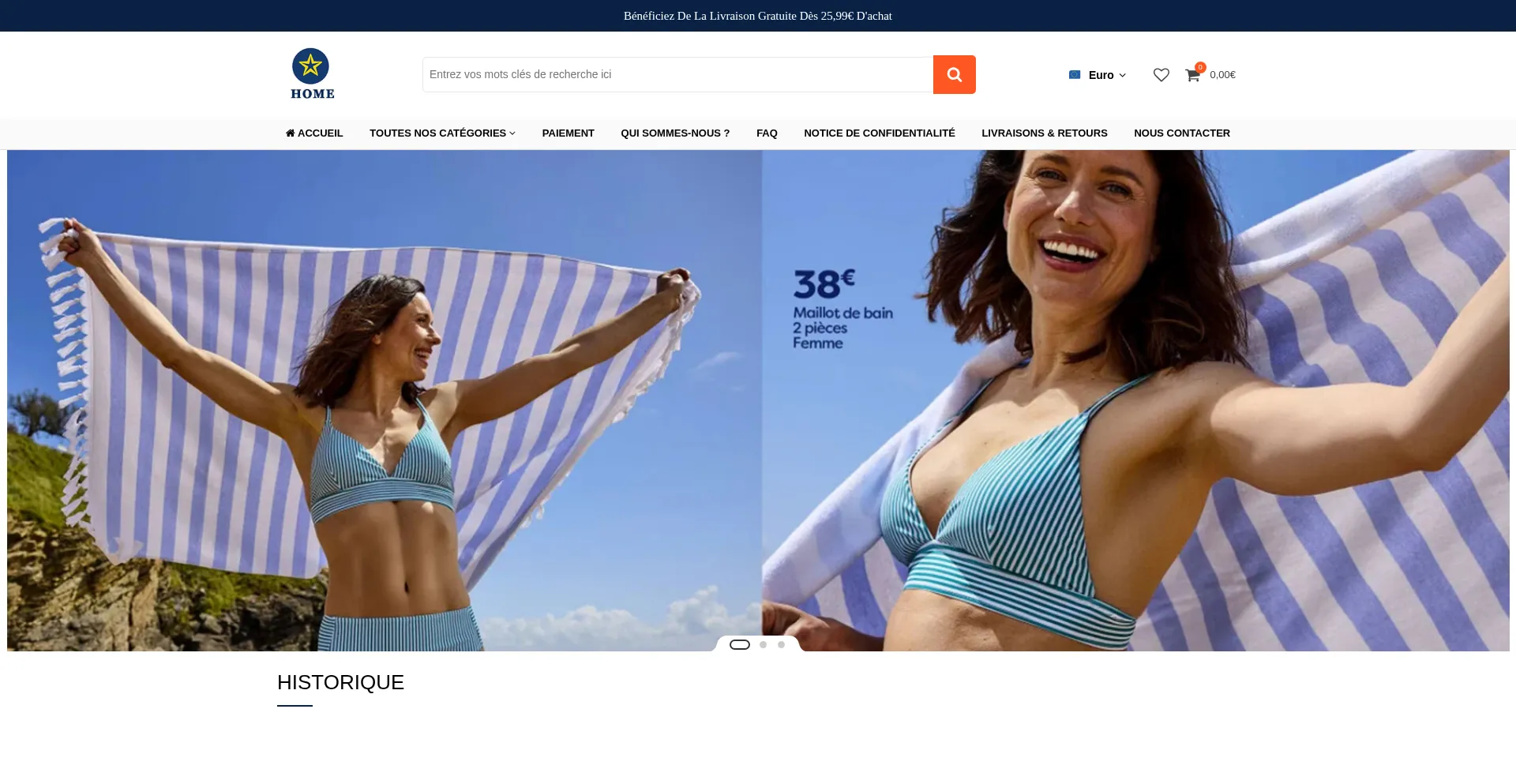 Website screenshot of Homeloverfr.com