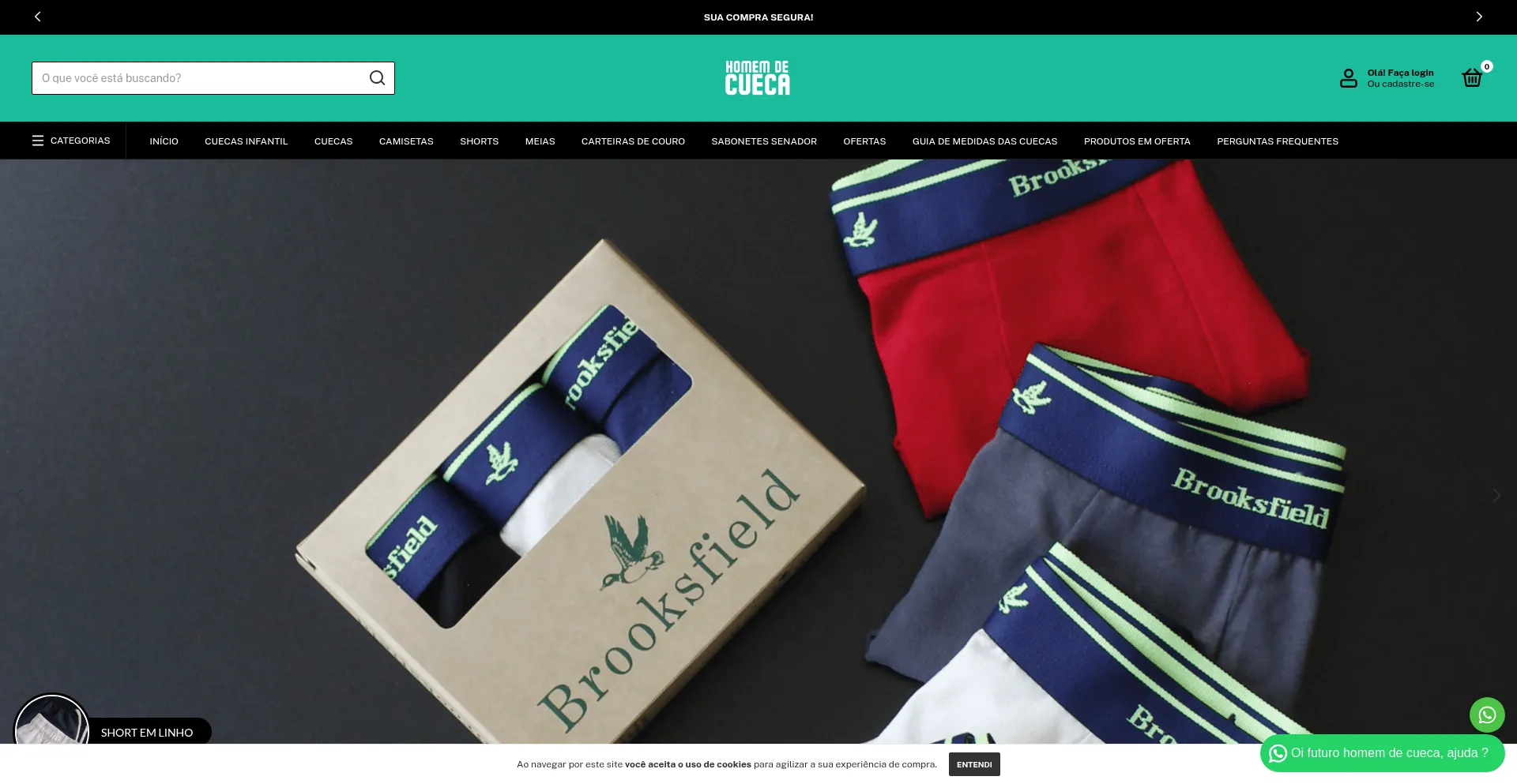 Website screenshot of Homemdecueca.com