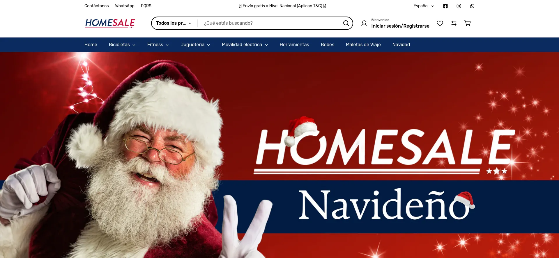 Website screenshot of Homesale.com.co