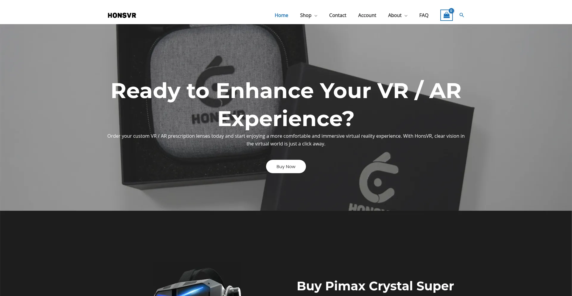 Honsvr.com Screenshot