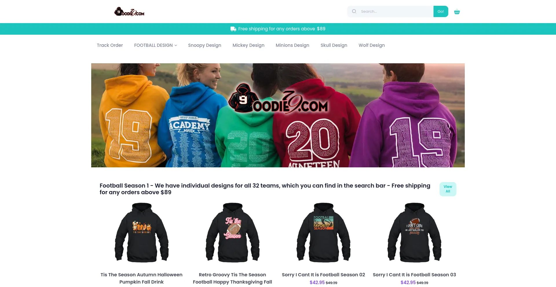 Hoodie79.com Screenshot
