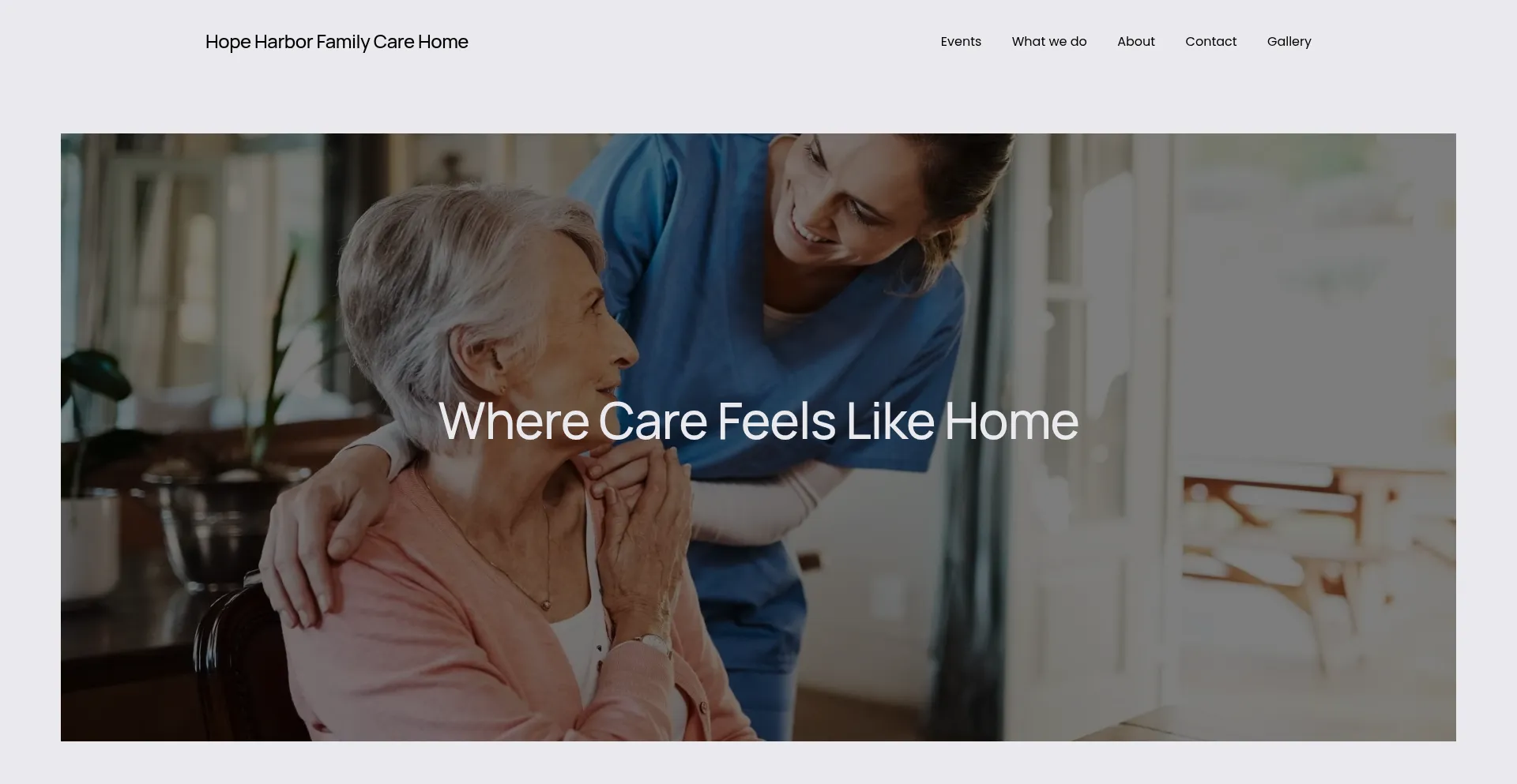 Website screenshot of Hopeharborfch.com