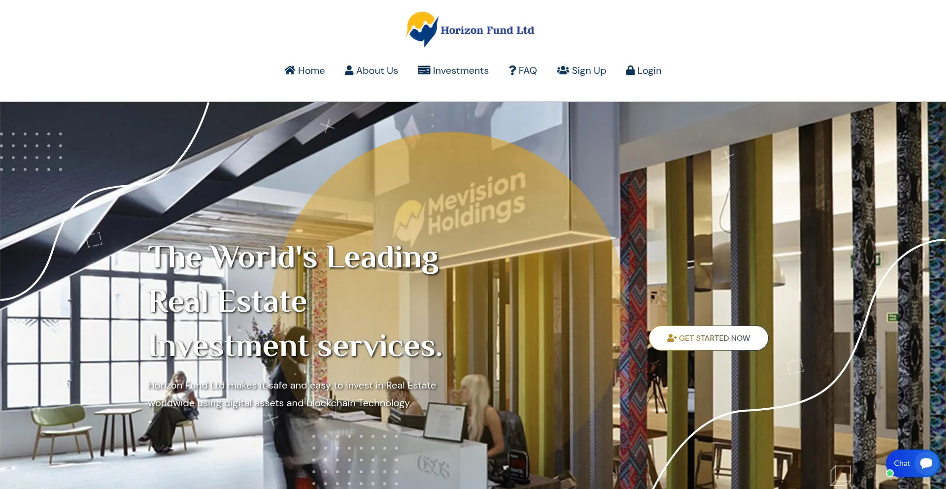 Website screenshot of Horizonfundltd.com