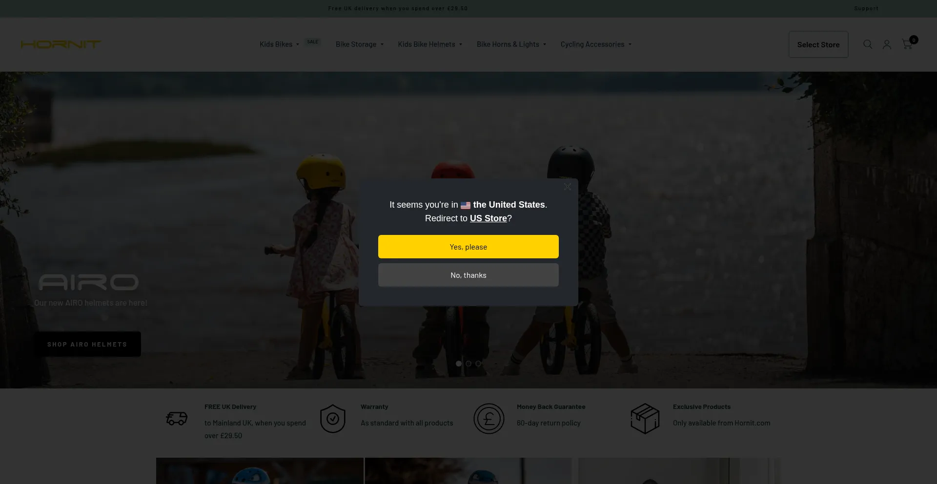 Hornit.com Screenshot
