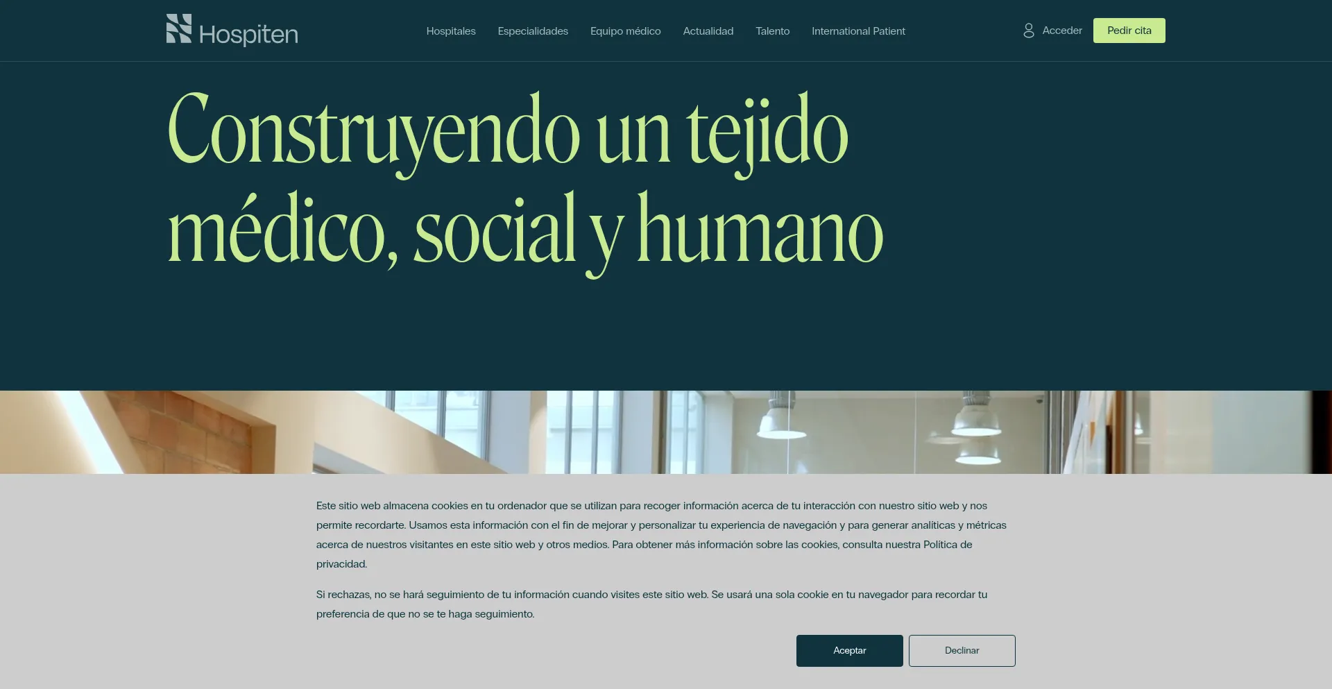 Hospiten.com Screenshot