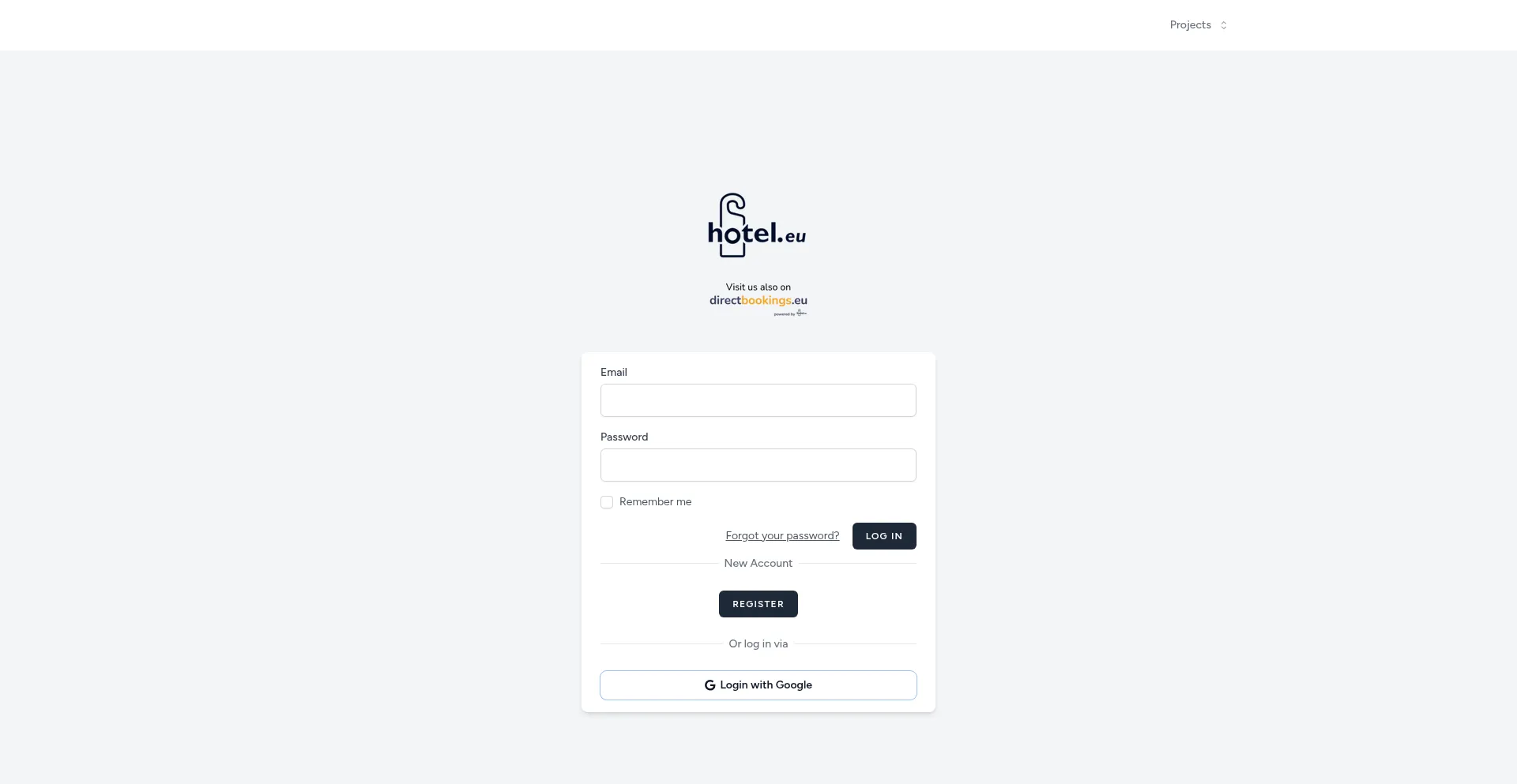 Hotel.eu Screenshot
