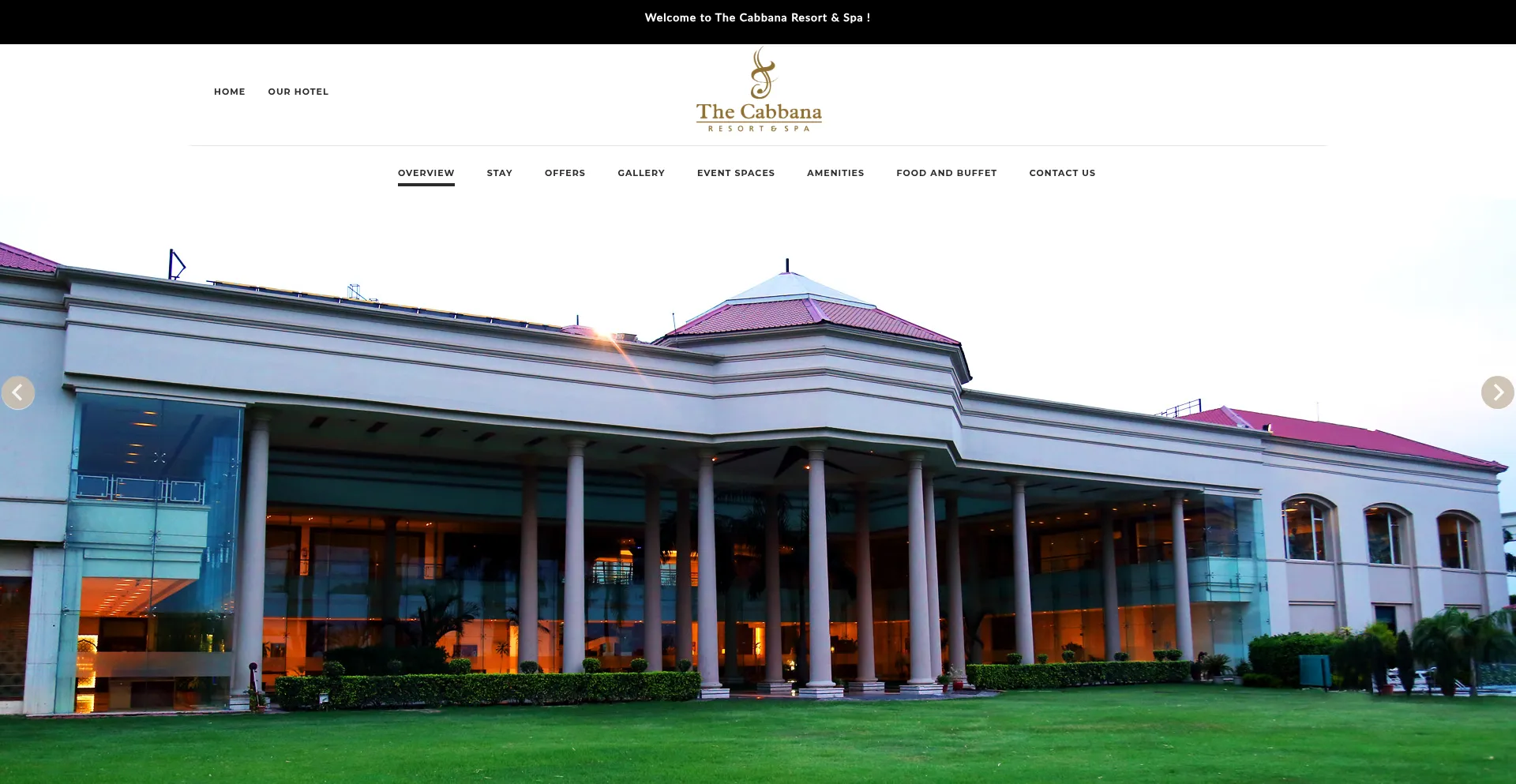 Hotelcabbana.com Screenshot