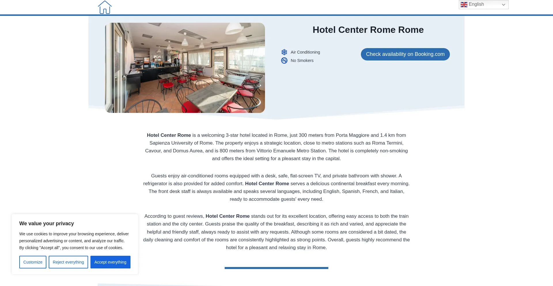 Is Hotelcenterromeroma.top Safe?