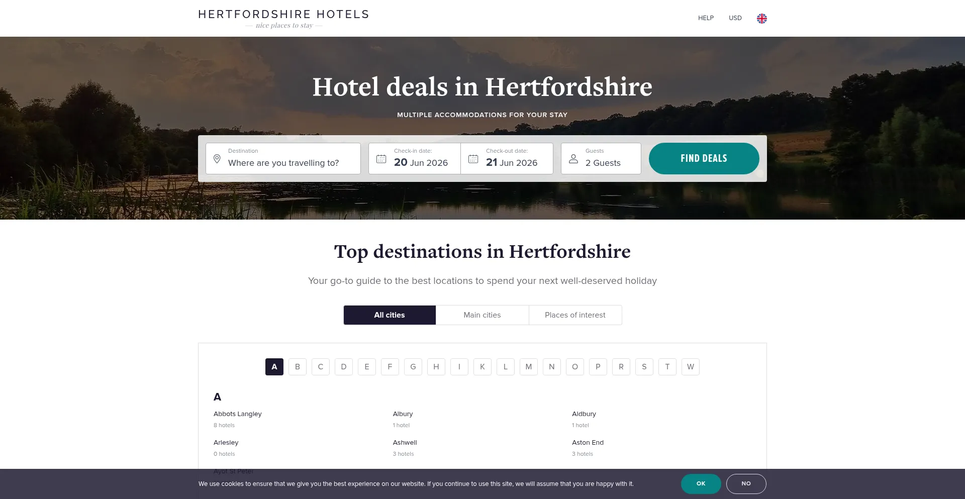 Hotelshertfordshire.net