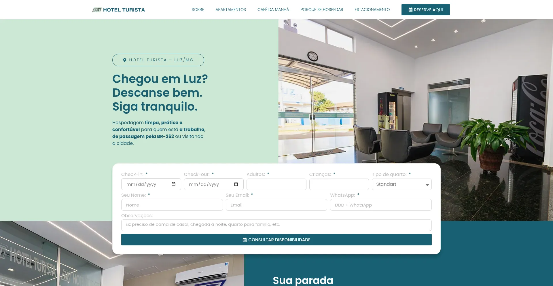 Hotelturistaluz.com.br