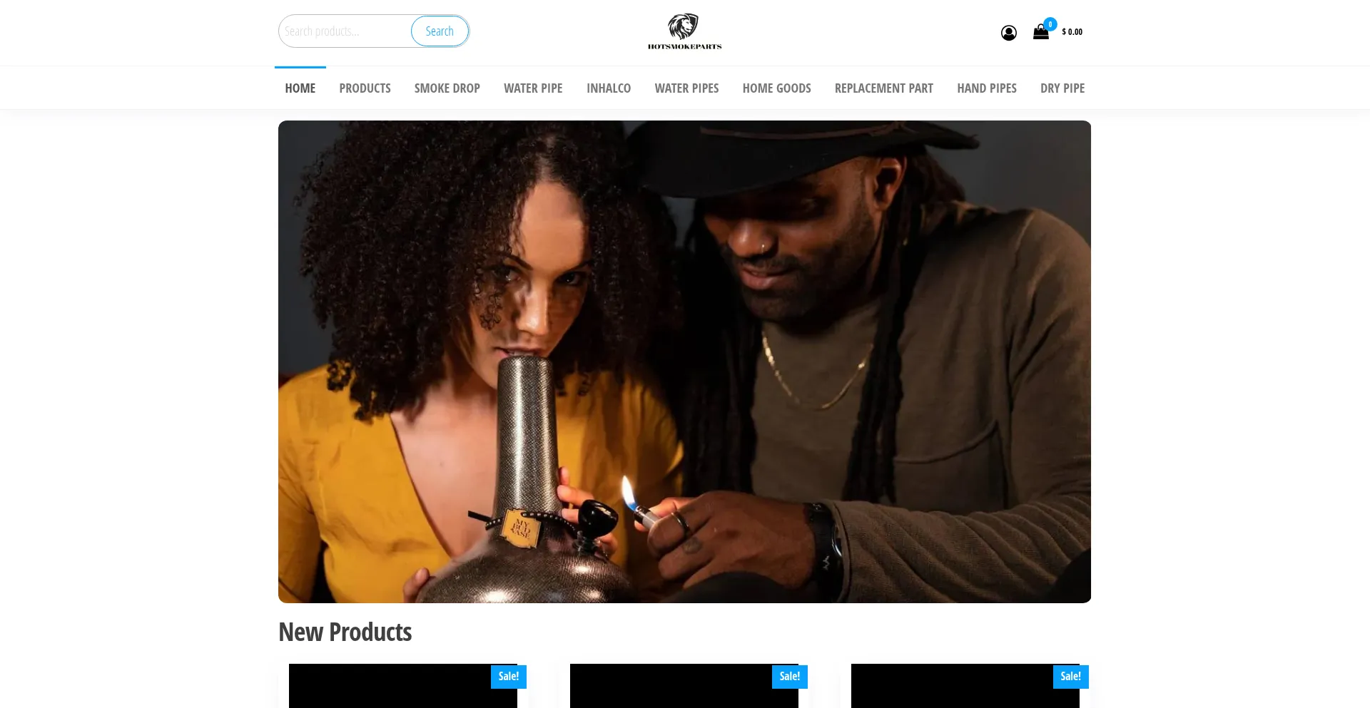 Hotsmokeparts.com Screenshot
