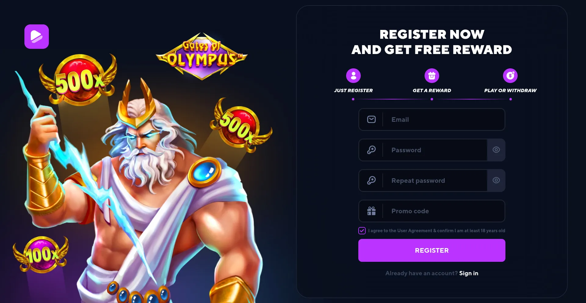 Website screenshot of Hotwestwins.digital