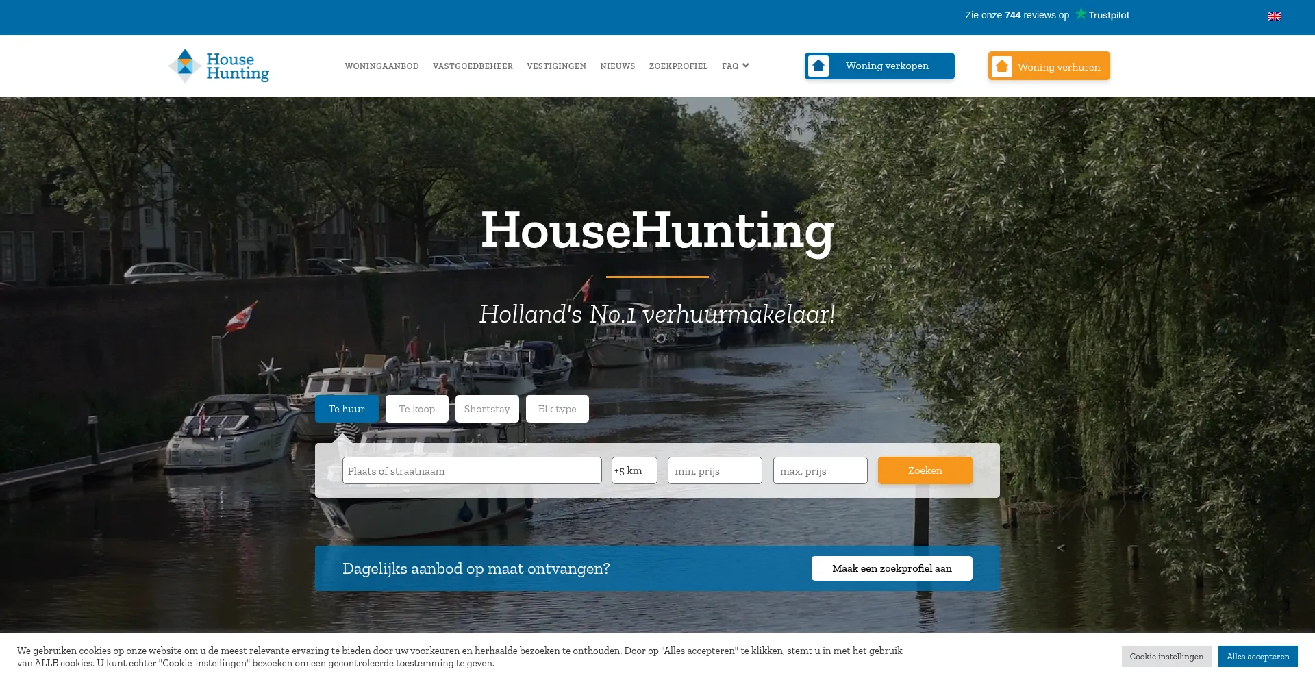 Househunting.nl Screenshot