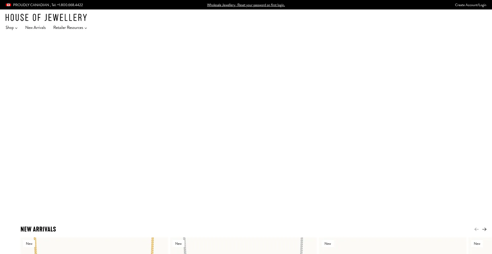 Website screenshot of Houseofjewellery.com