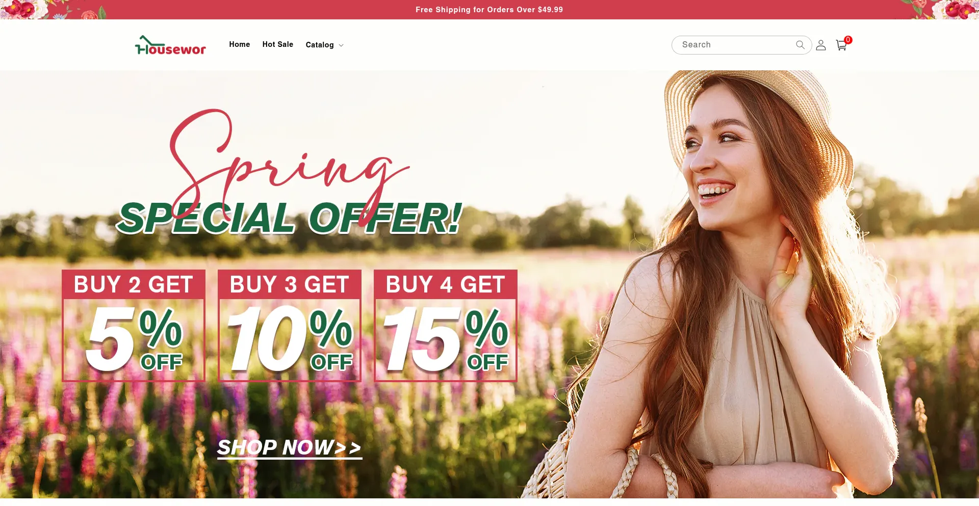Website screenshot of Housewor.com
