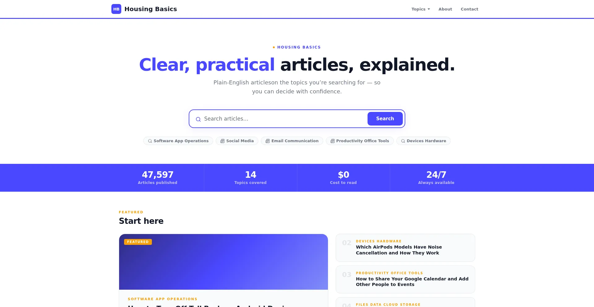 Housingbasics.com