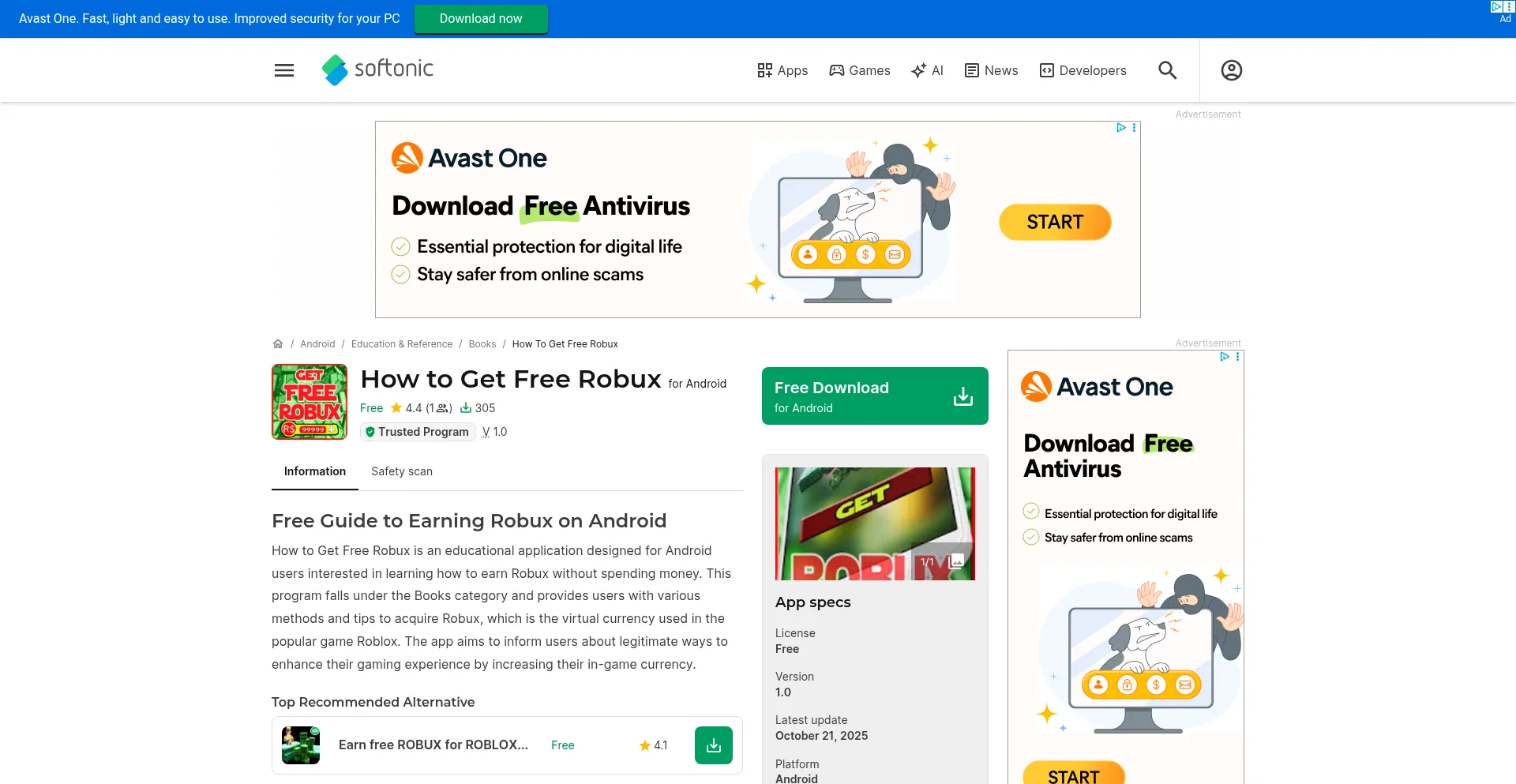 How-to-get-free-robux.en.softonic.com