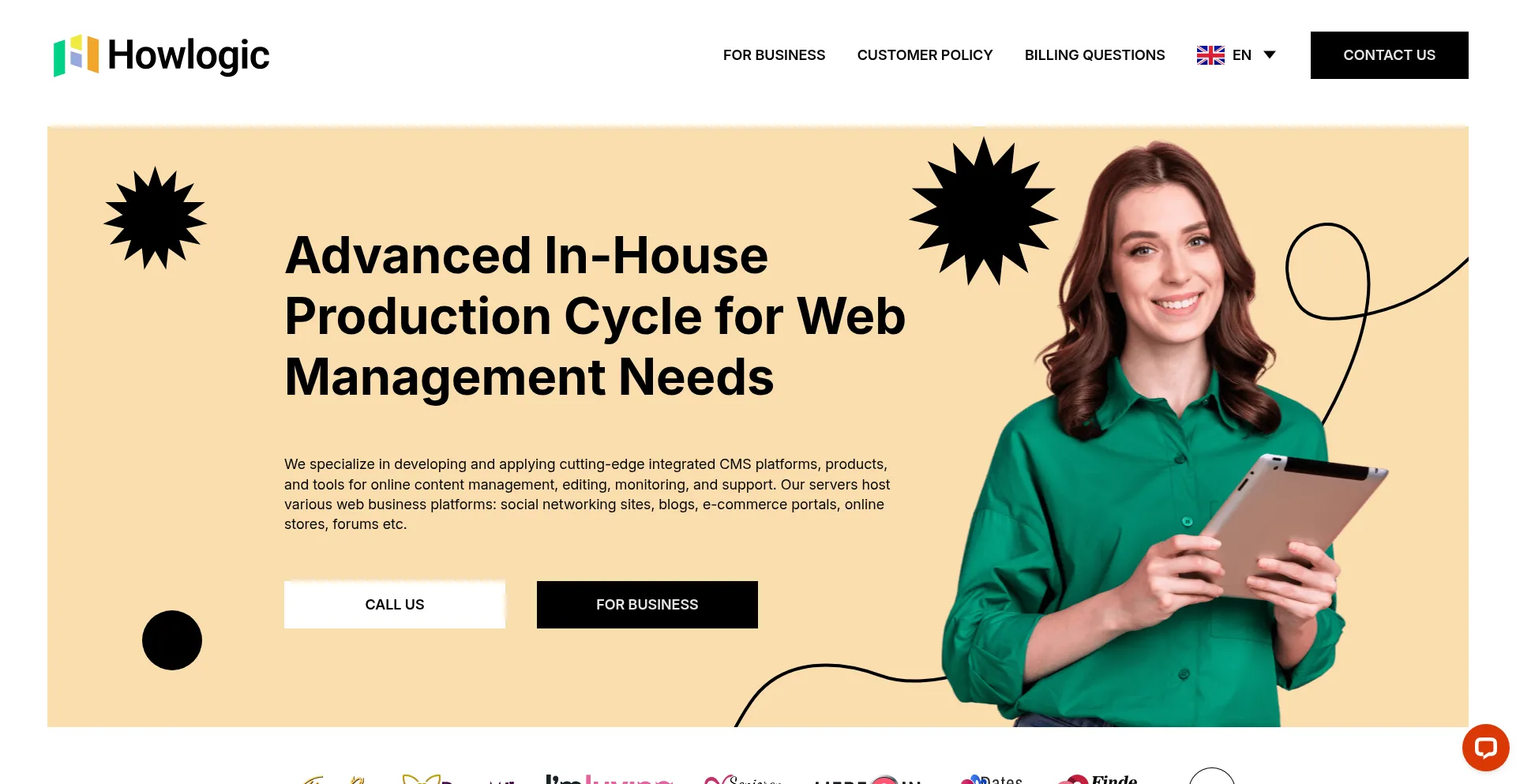 Howlogicltd.com Screenshot