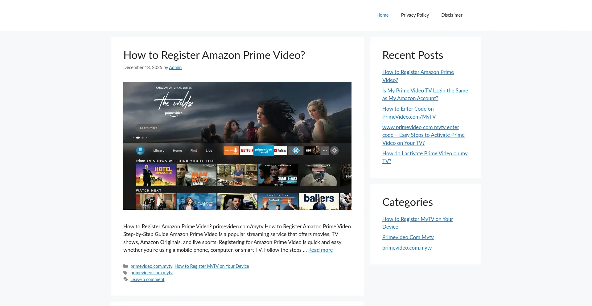 Howtoactivateprimecommytv.com