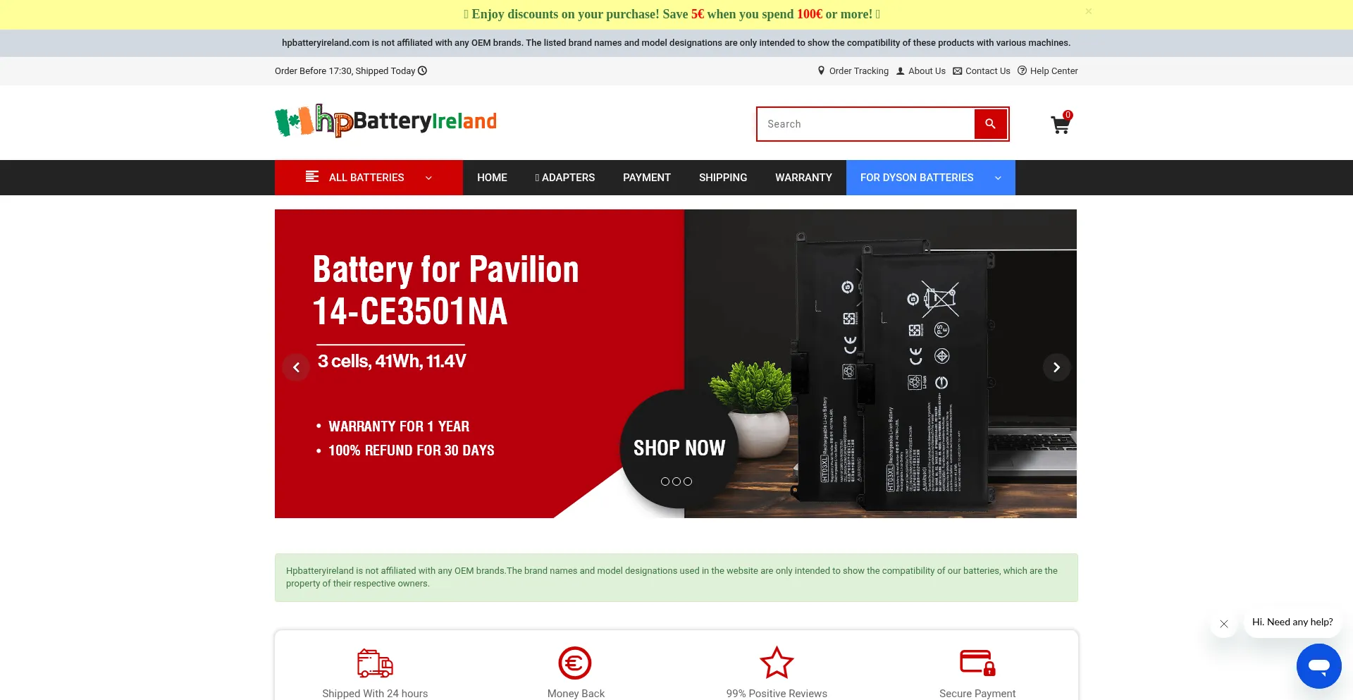 Is Hpbatteryireland.com Safe?