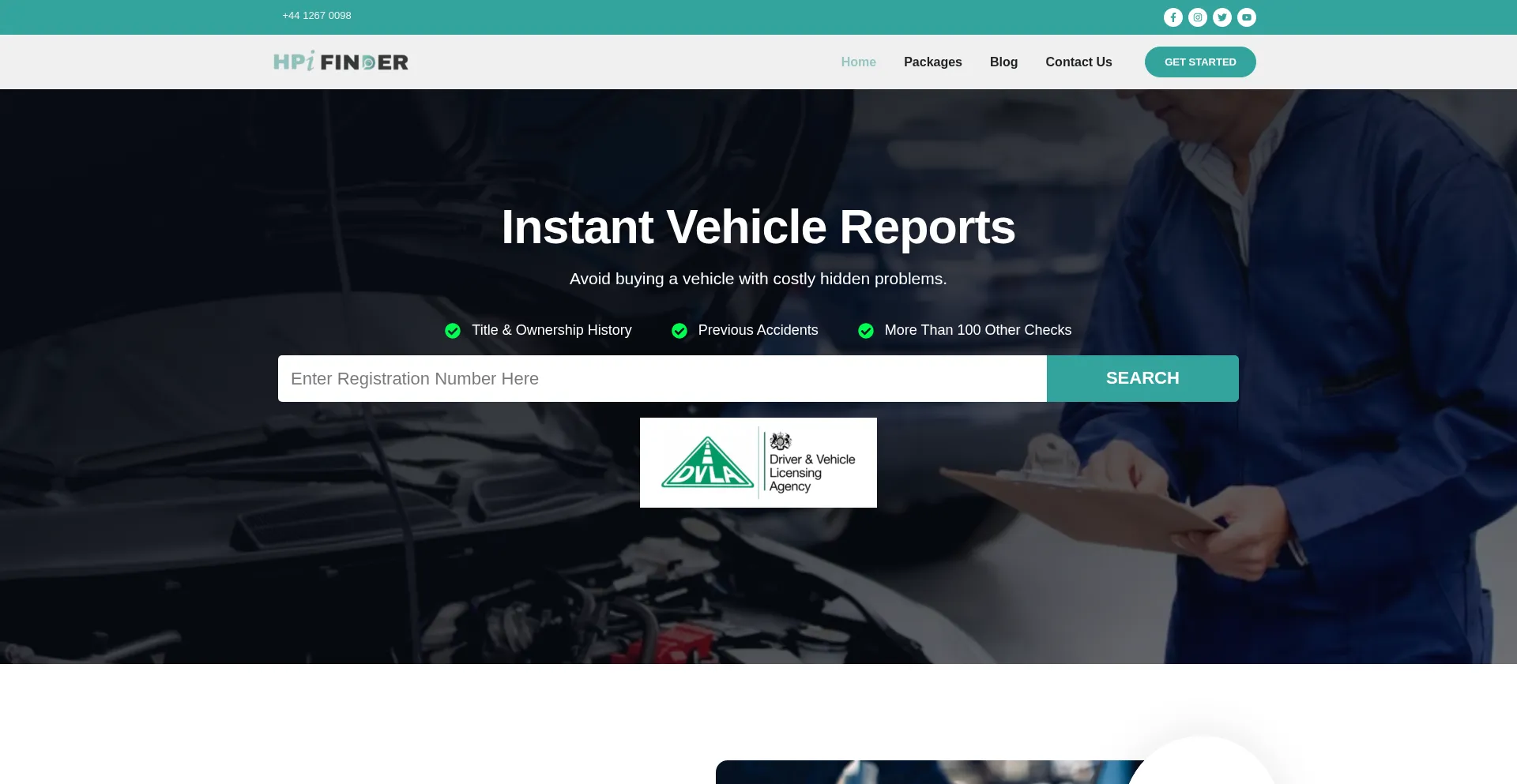 Hpifinder.com Screenshot