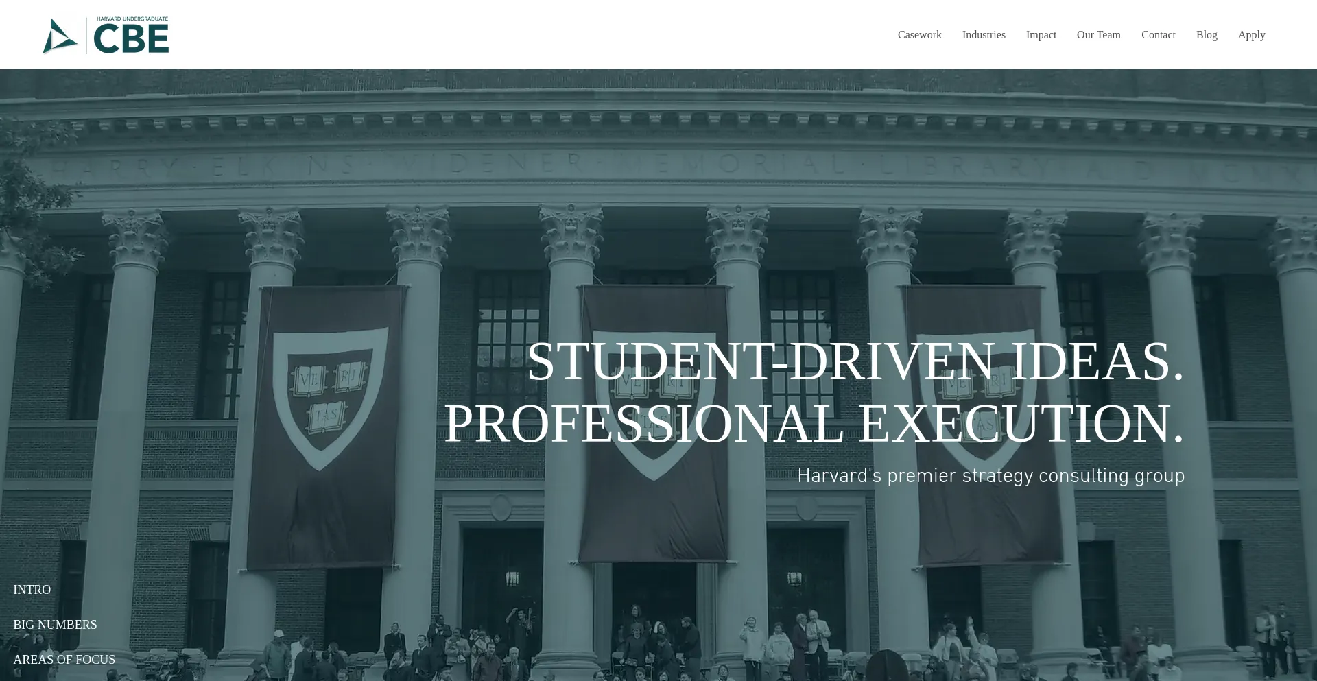 Website screenshot of Hucbe.org