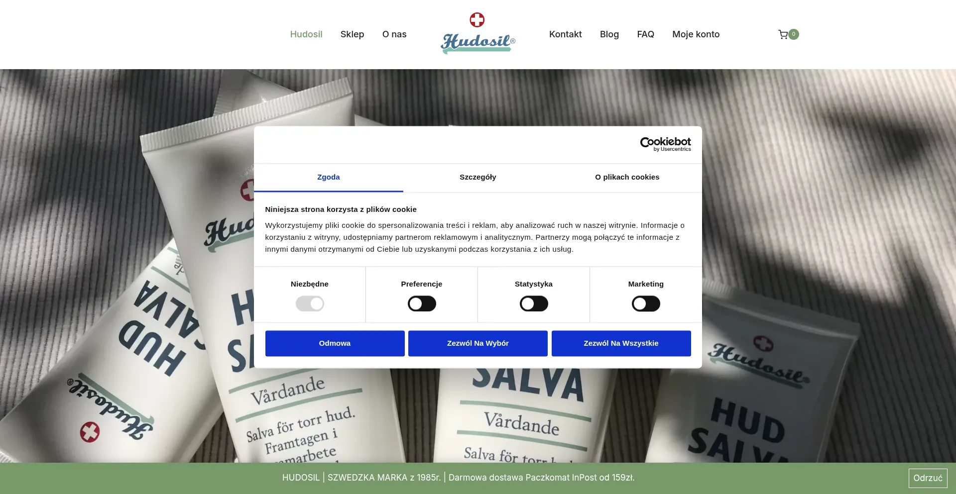 Website screenshot of Hudosilpolska.pl