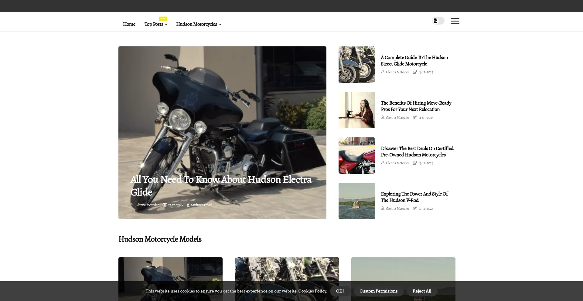 Hudsonmotorcycles.net