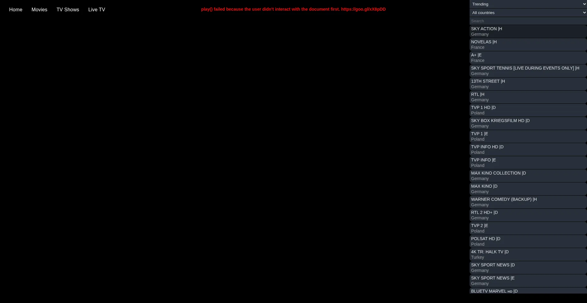 Website screenshot of Huhu.to