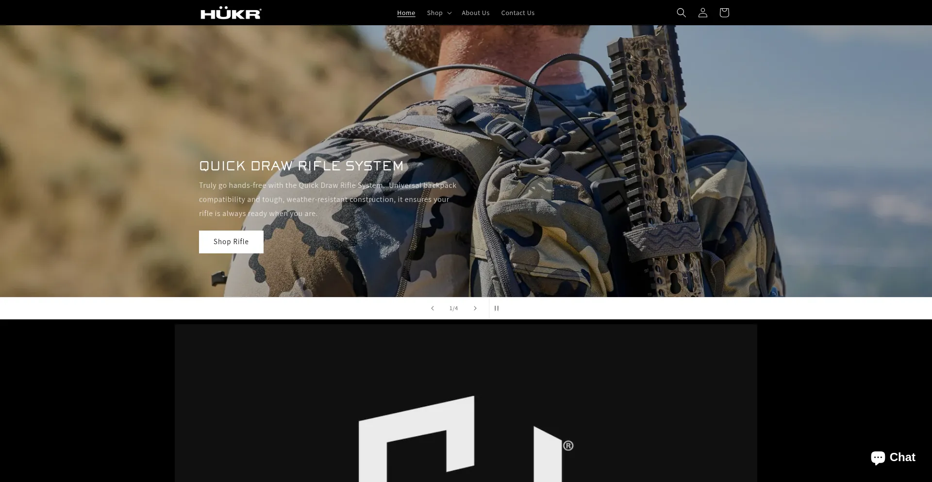 Website screenshot of Hukr.com