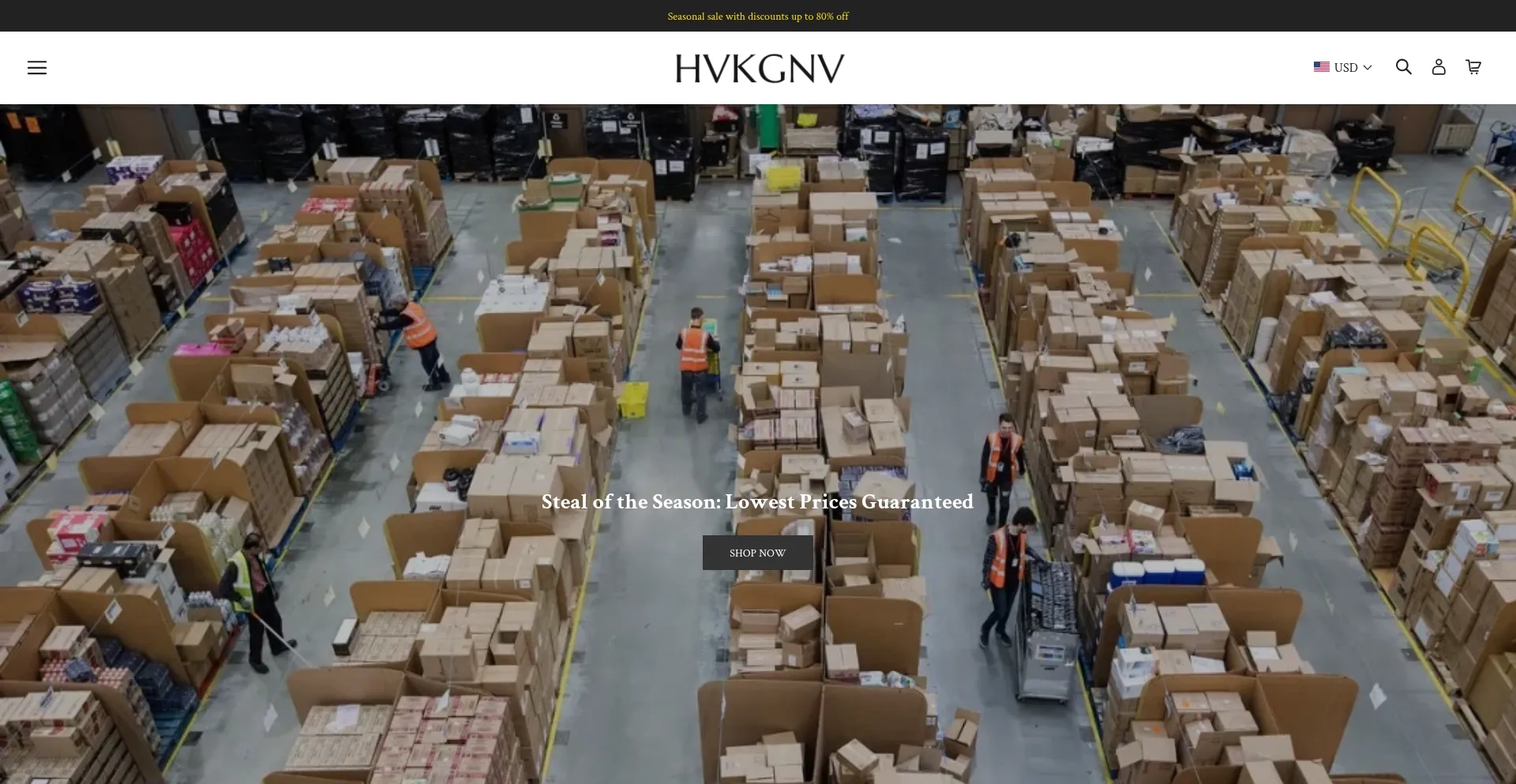 Website screenshot of Hvkgnv.com