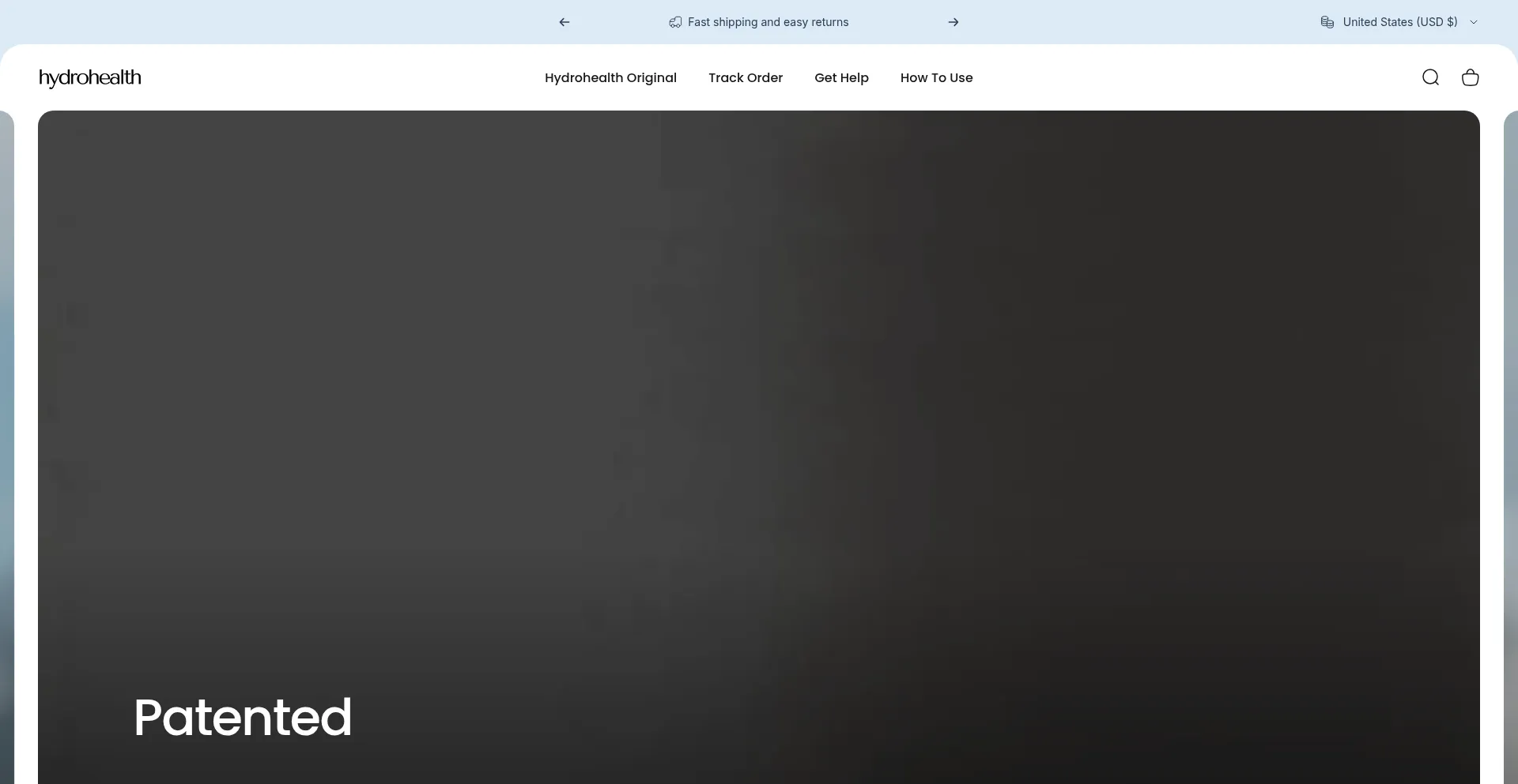 Hydrohealth.co Screenshot