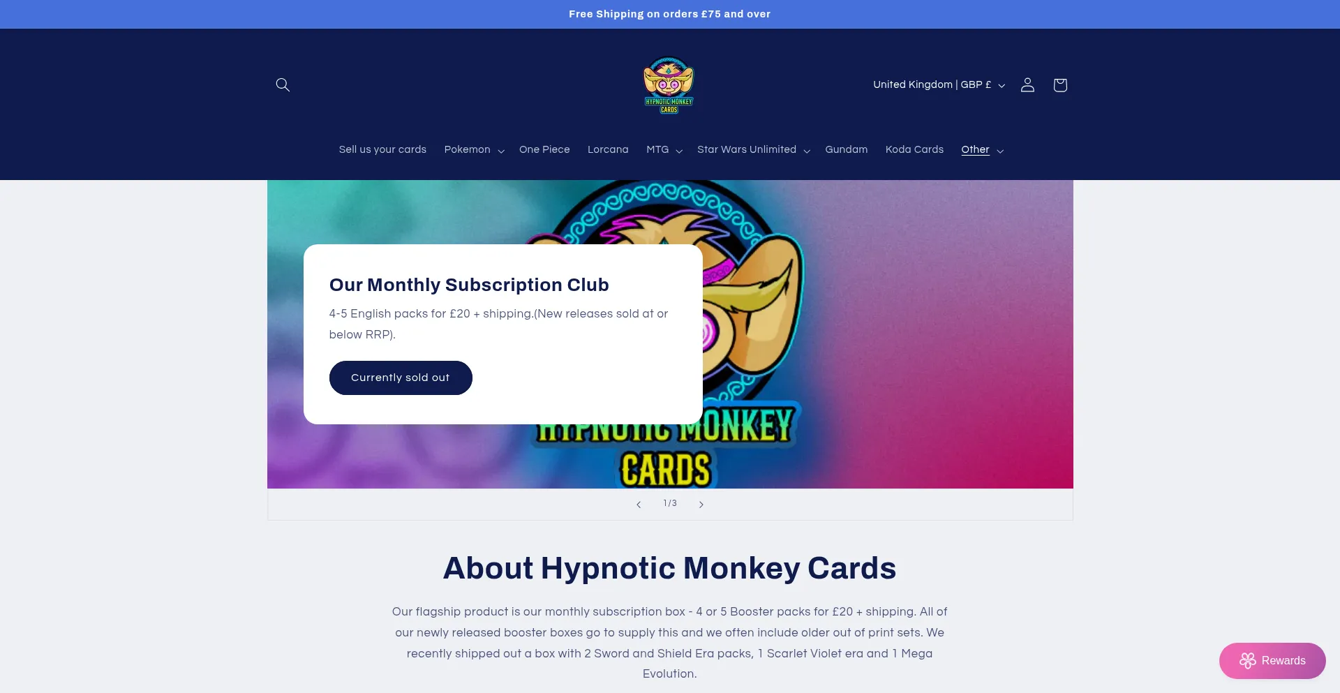 Hypnoticmonkeycards.co.uk