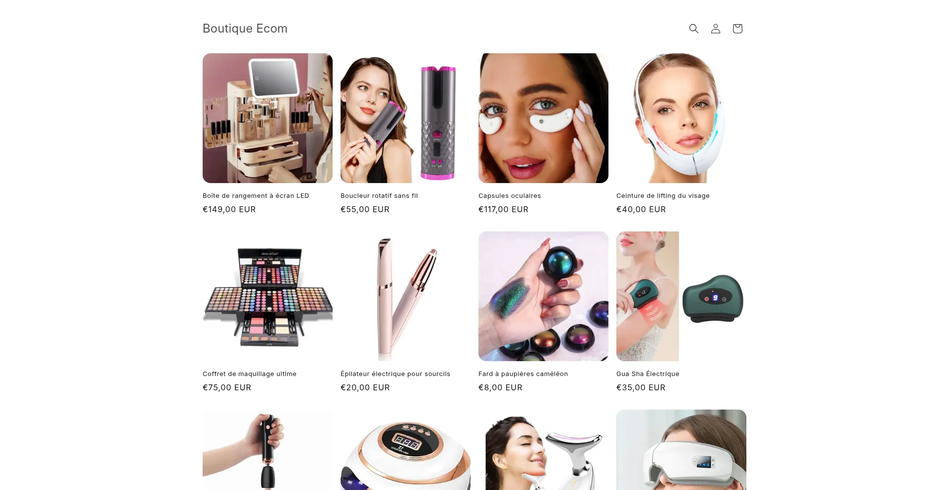 Website screenshot of I1nxay-bm.myshopify.com