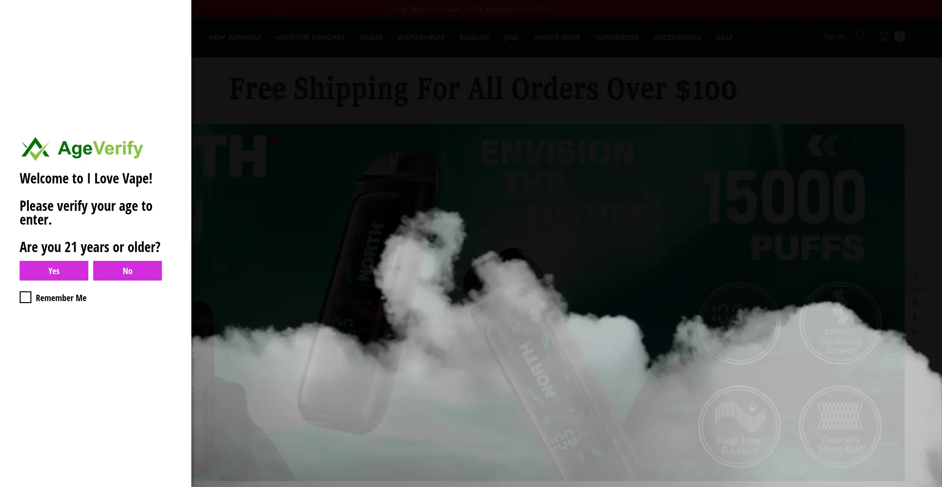 I-lovevape.com Screenshot