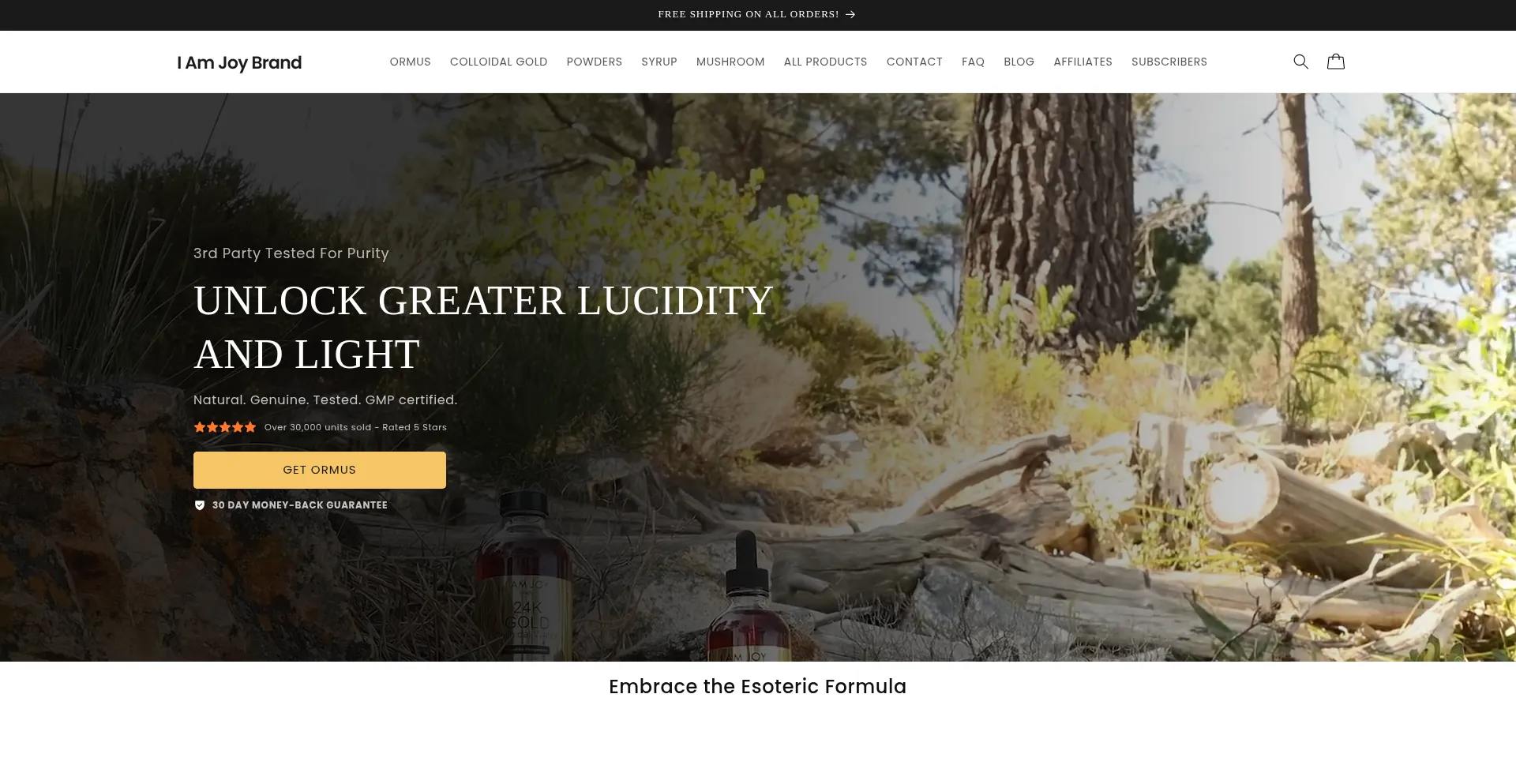 Iamjoybrand.com Screenshot