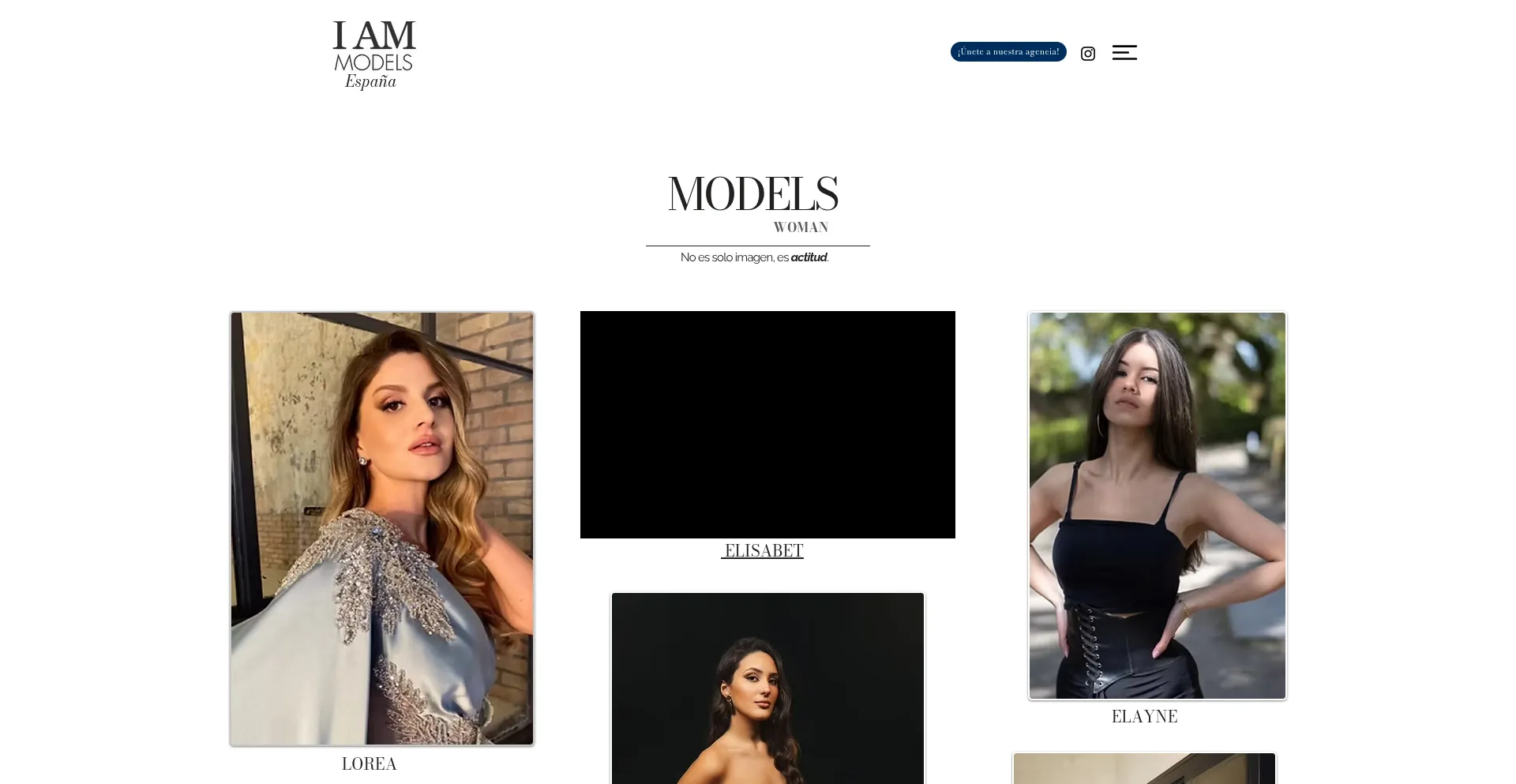 Website screenshot of Iammodelsespana.com