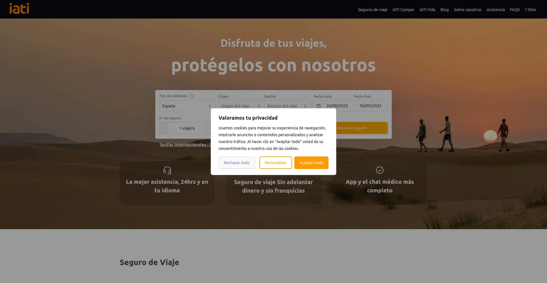 Iatiseguros.com Screenshot
