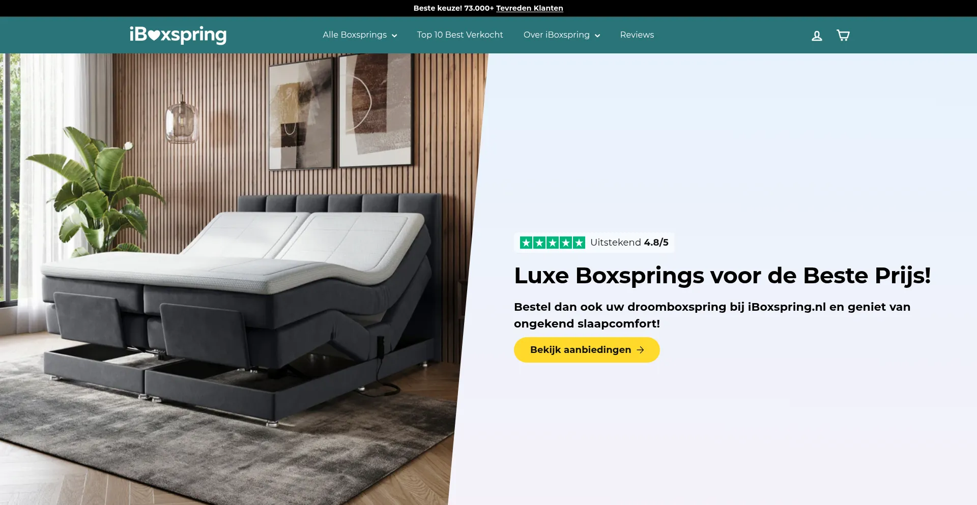 Iboxspring.nl Screenshot