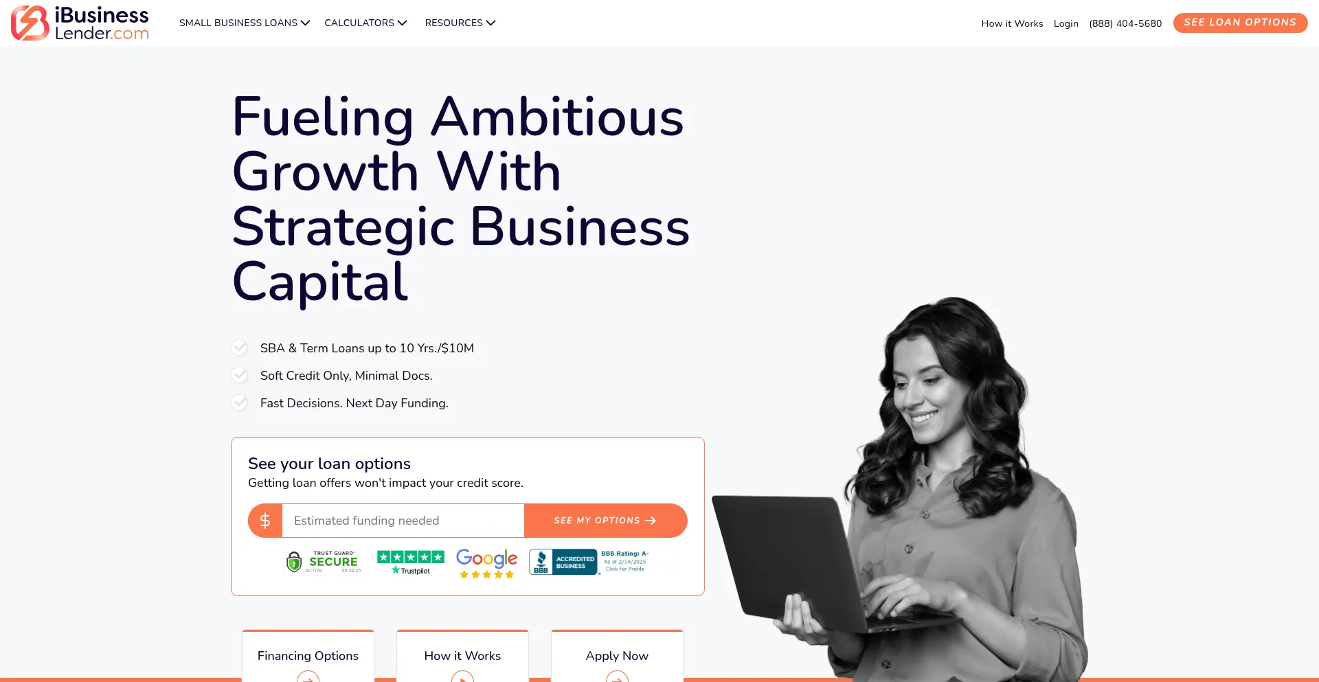 Ibusinesslender.com Screenshot