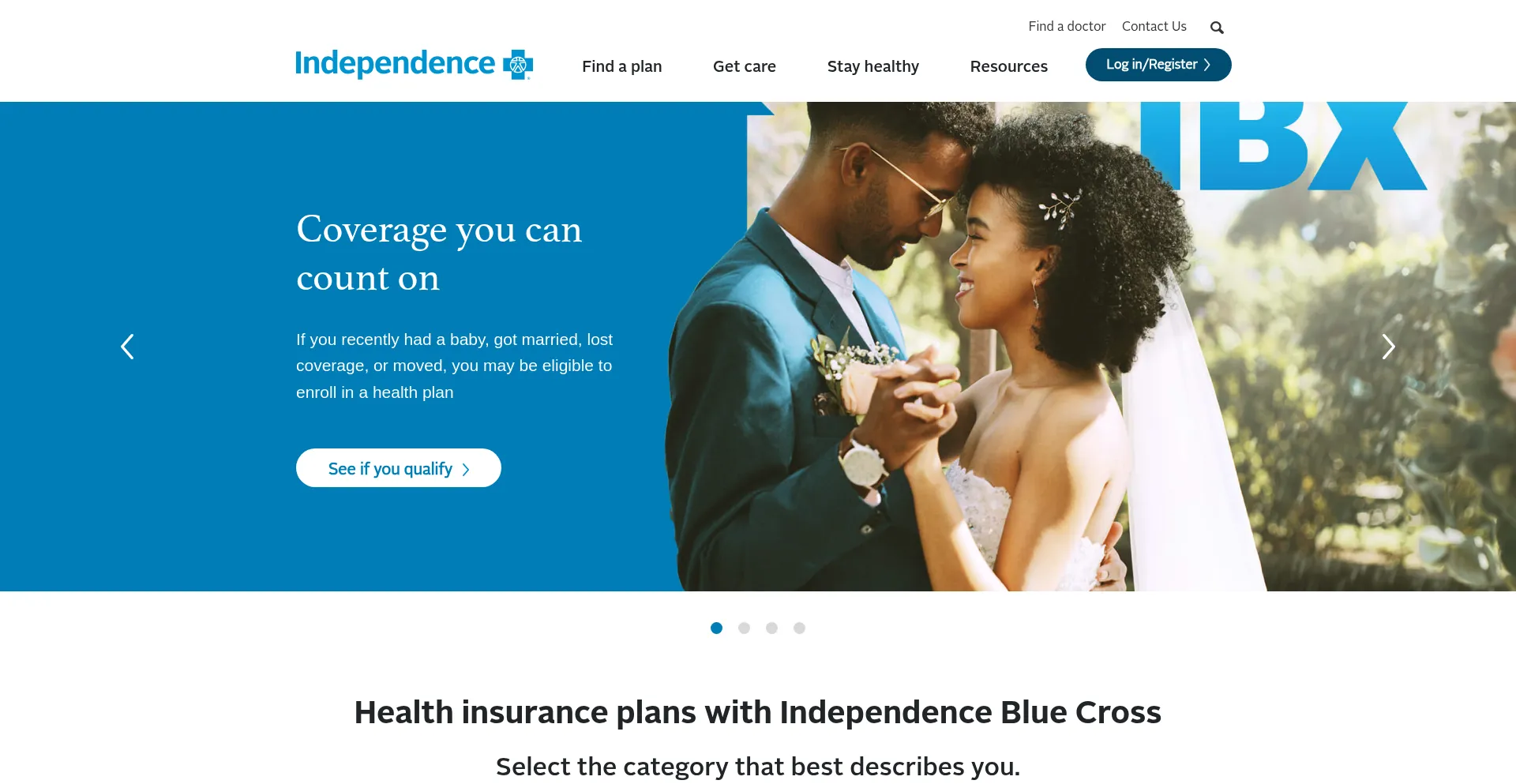 Website screenshot of Ibx.com