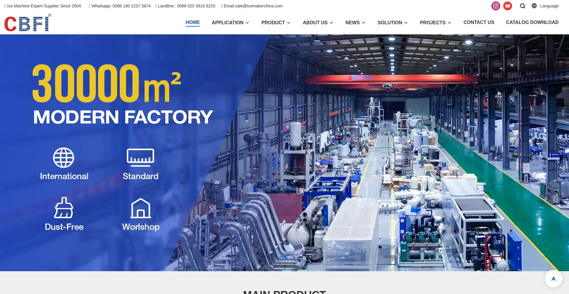 Website screenshot of Icesourcegroup.com
